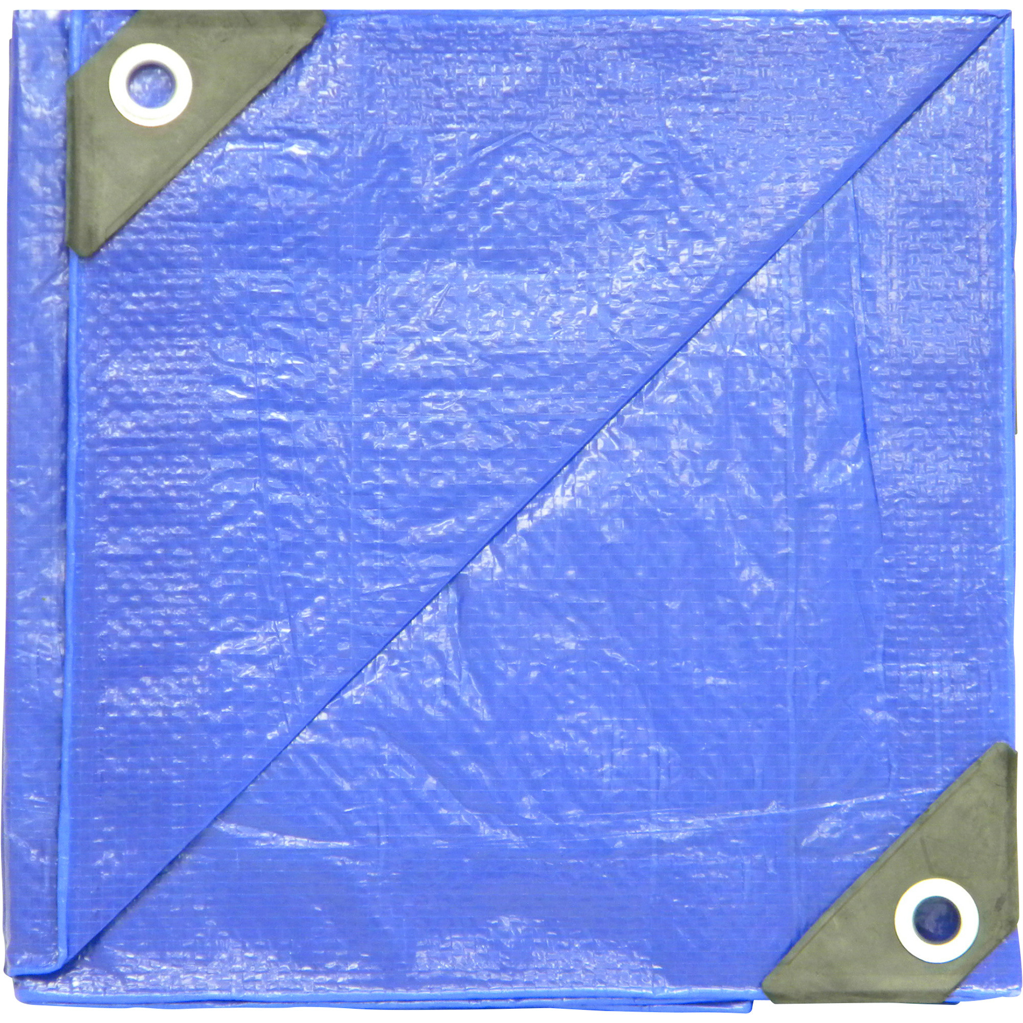 Dize Blue Poly Tarp, 12ft. x 14ft., Model# PT1214